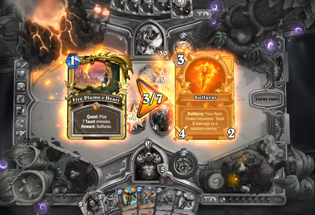 Hearthstone: Journey to Un'Goro, warrior-tehtävä