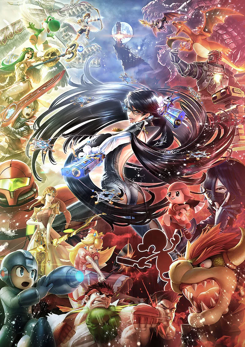 Super Smash Bros. Bayonetta kuvitus