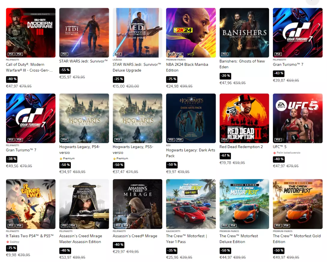 Kevätale PS Store