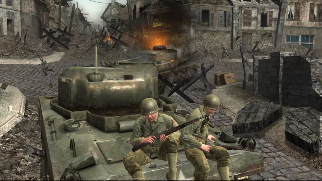 Call of Duty 3:n PS3-kuvastoa
