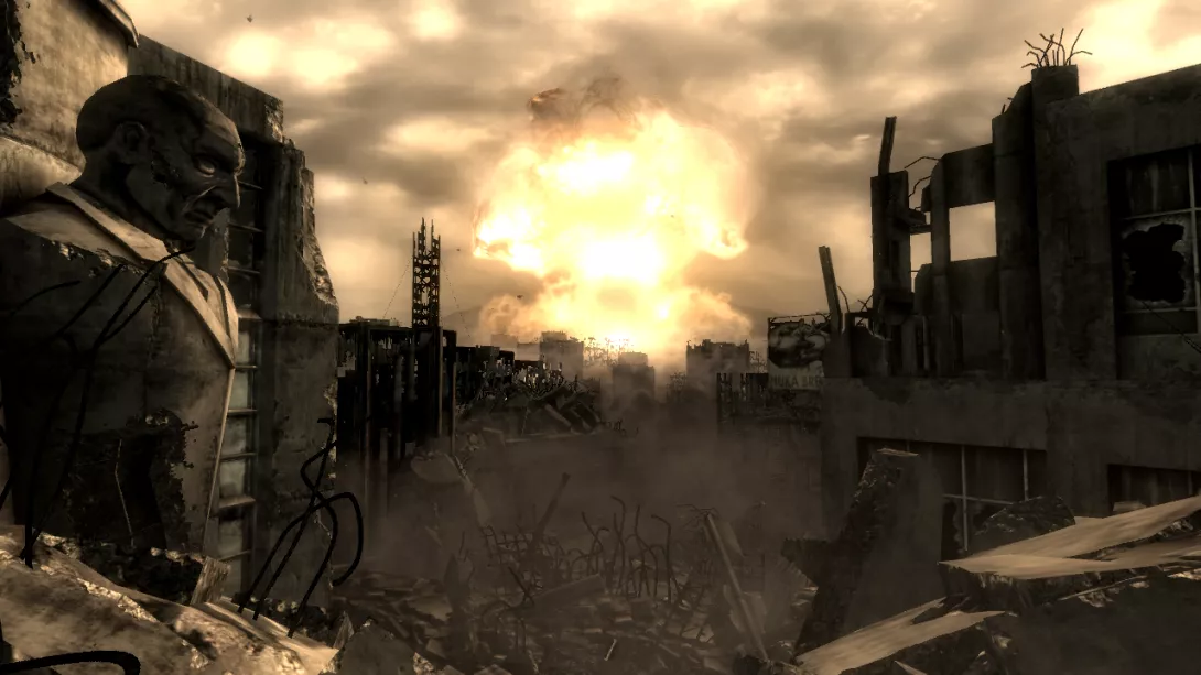 Fallout 3:n maailma Oblivionia pienempi