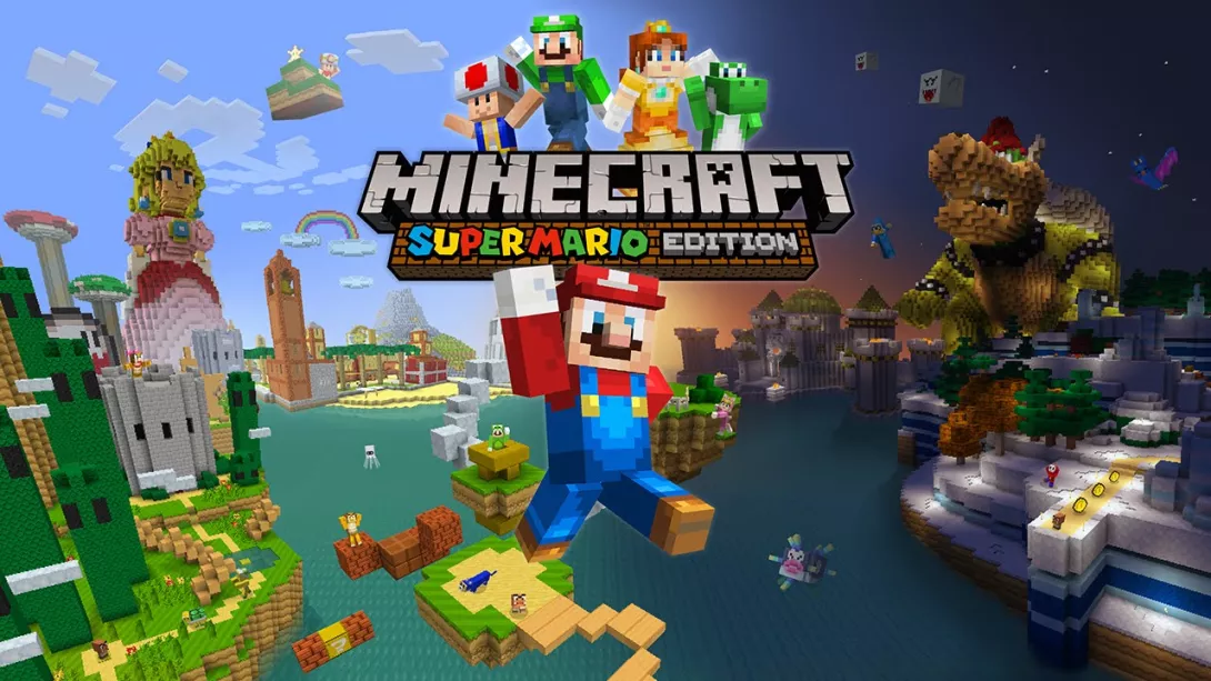 Minecraft Wii U Super Mario nostokuva