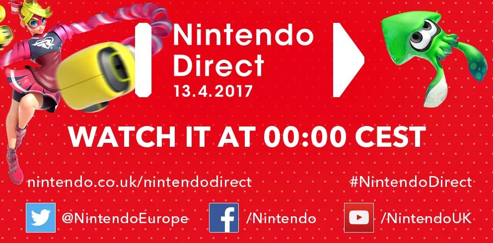 Nintendo Direct huhtikuu 2017