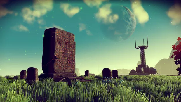 No Man's Sky ja kryptinen monoliitti