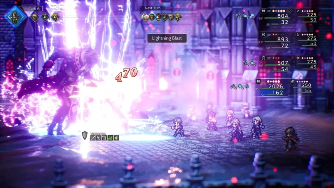 Octopath Traveler 0: taistelu