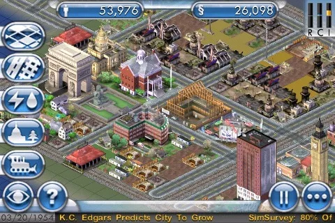 Sim City iPhone