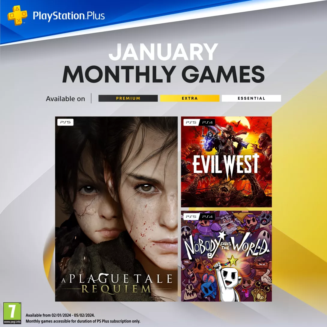 PS Plus Tammikuu 2024