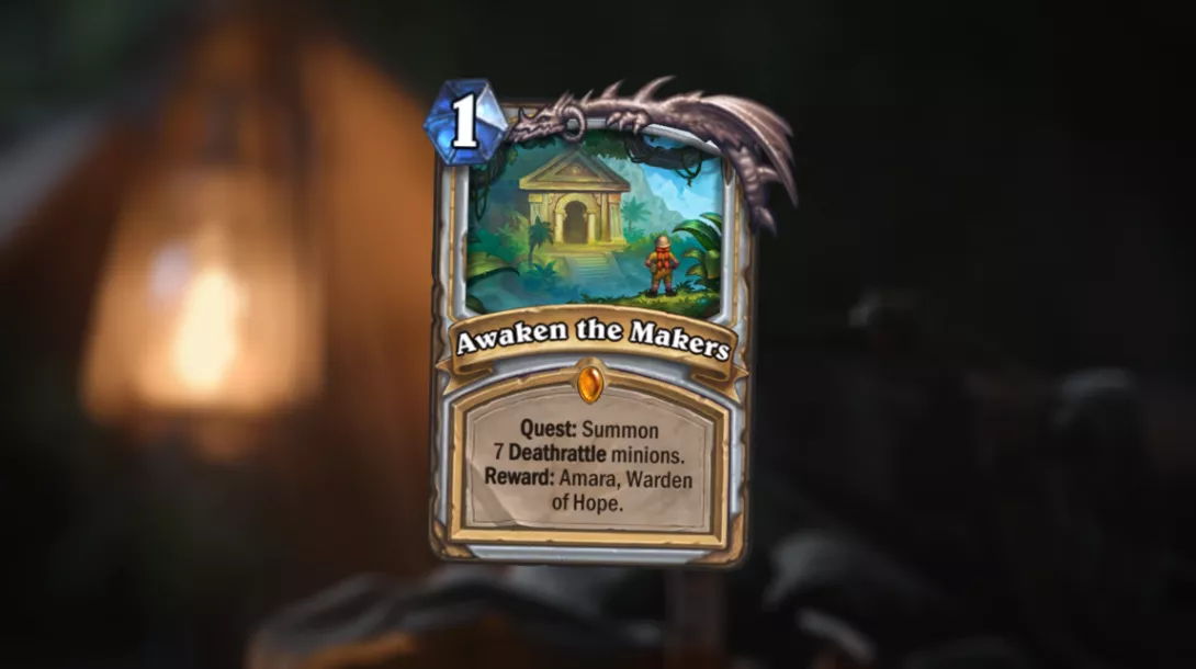 Hearthstone: Journey to Un'Goro, tehtäväkortti