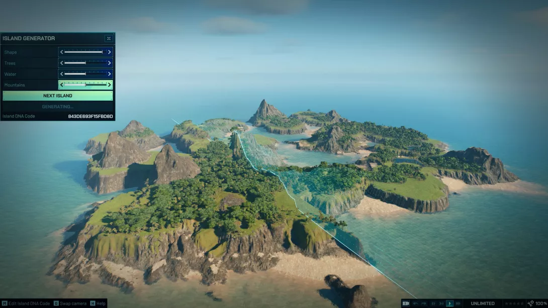 Jurassic World Evolution: saaren rakentelua