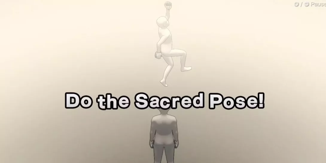 WarioWare – Move It! sacred pose