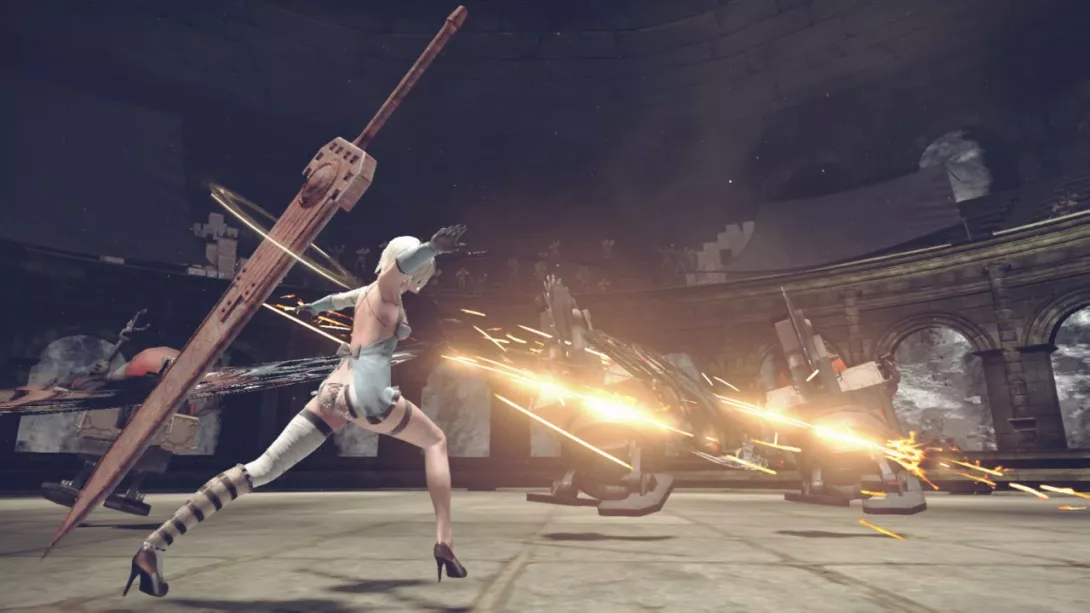 Nier: Automata: juonen kannalta oleellista pikkuhousuvilauttelua