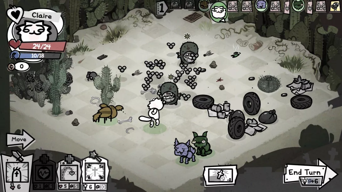 Mewgenics: kaktusmiehet vauhdissa