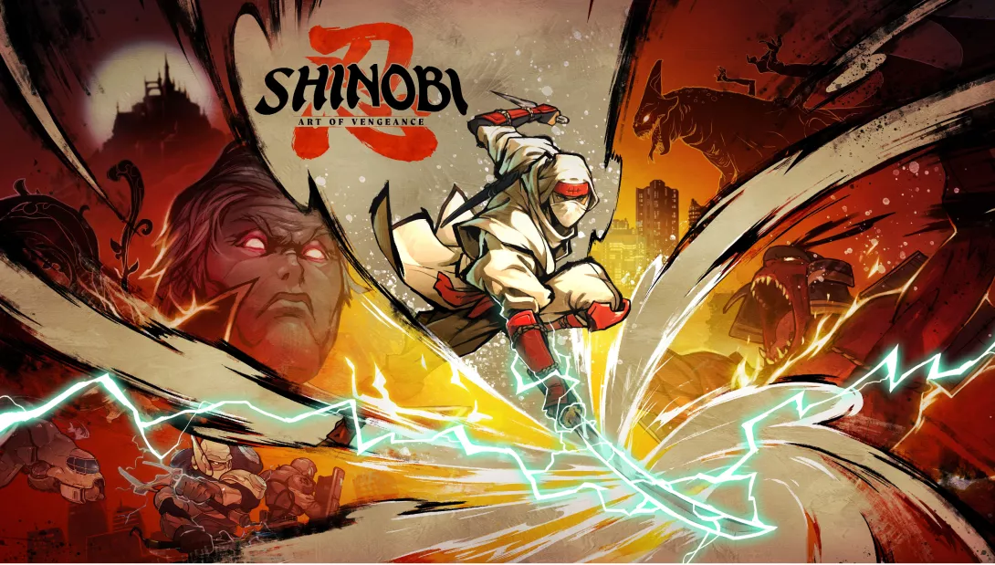 SHINOBI: Art of Vengeance cover with text