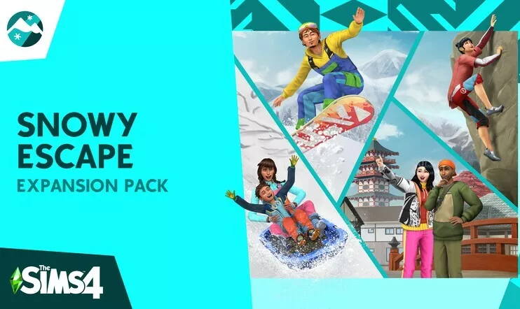 The Sims 4 Lumisten vuorten maa Snowy escape dlc