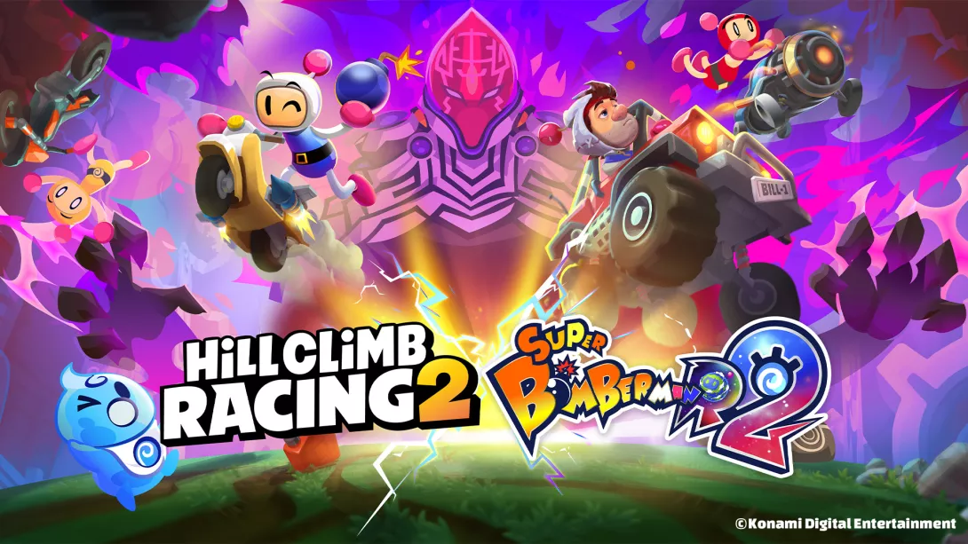 Hill Climb Racing 2 x Bomberman