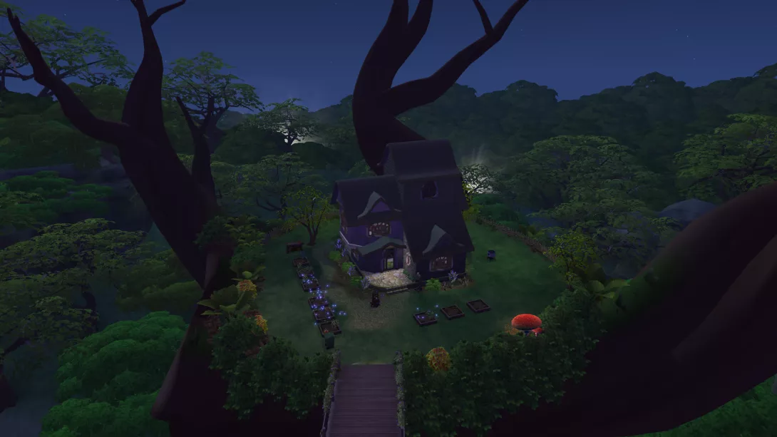the sims 4 luonnon lumo puutalo