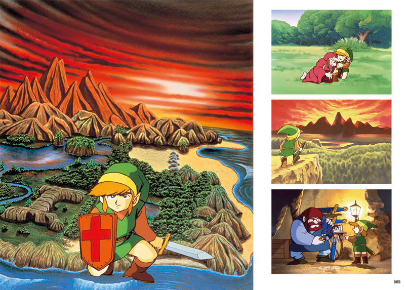 The Legend of Zelda: Art & Artifacts esimerkkisivu